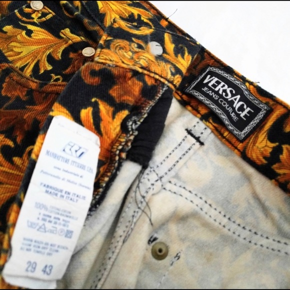 VERSACE couture 90s rare Medusa jeans - Picture 5 of 9